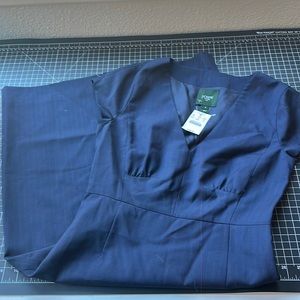 Jcrew J. Crew Factory NWT Navy Pinstripe Work Dress Suiting